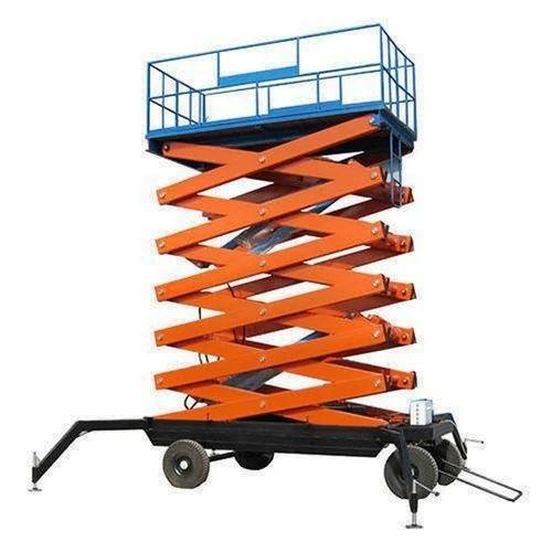 PRIME Movable Scissor Lifter 500 Kg Capacity | 20 Feet Hydraulic Electric Lift PlatformPRIME Movable