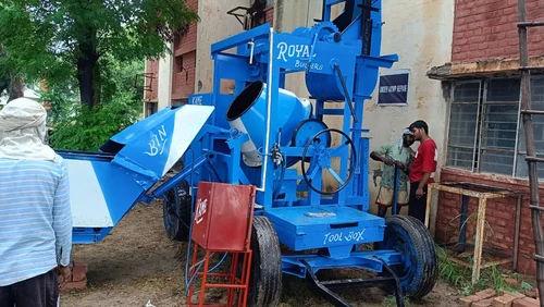 KAME Cement Mixer with Digital Weight Batcher | 500 Kg Weighing Capacity | 3 Hopper Batching Machine 1
