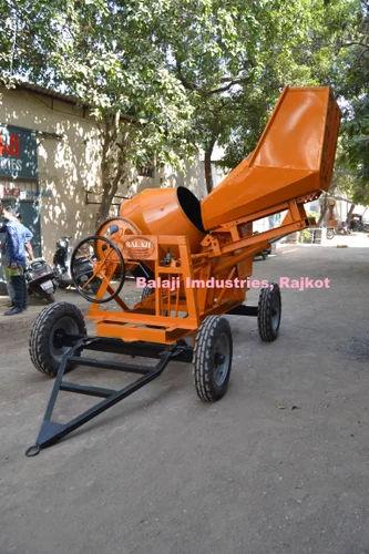 Cement Concrete Mixer 500L Tilting Drum | 14 RPM | Mild Steel Construction Mixer | Balaji Descripti