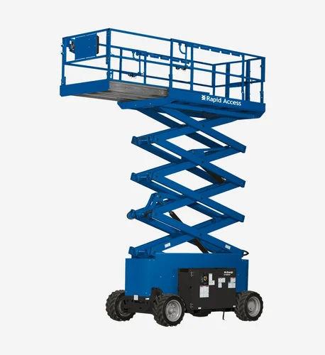 2000 Kg Battery Operated Scissor Lift | 50 Feet Hydraulic Mobile Lift Platform 1