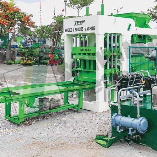 SSI-154-E Bricks and Blocks Machine | Automatic Vibro-Hydro Brick Machine 1500 Bricks/Hour