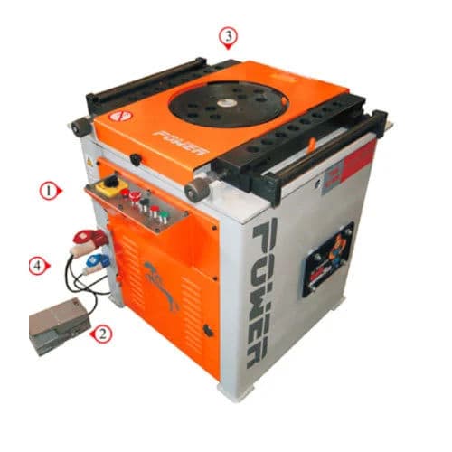 42mm Bar Bending Machine with 5 HP Brake Motor | Heavy-Duty Design