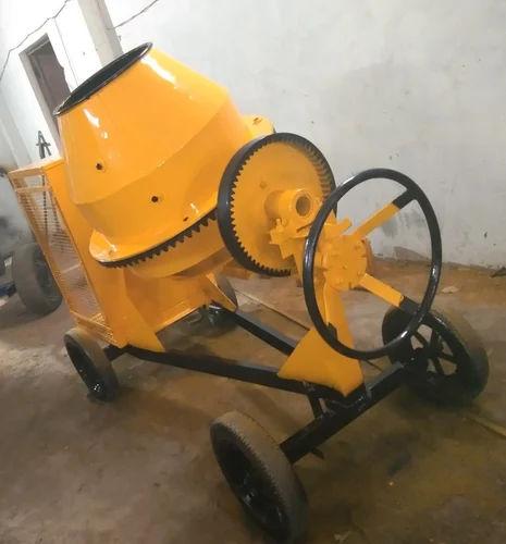 0.5 HP Mini Concrete Mixer Machine 750L – Diesel Tilting Drum, Semi-Automatic M30 Mixer