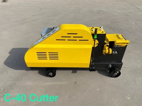 C-40 Hydraulic Bar Cutting Machine | 32 mm Semi-Automatic Rebar Cutter
