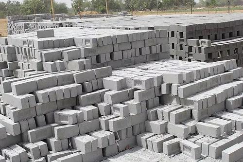 Cement Bricks 9x4x3 Inch | High Strength Automatic Machine Made Grey Bricks for Side Walls 3