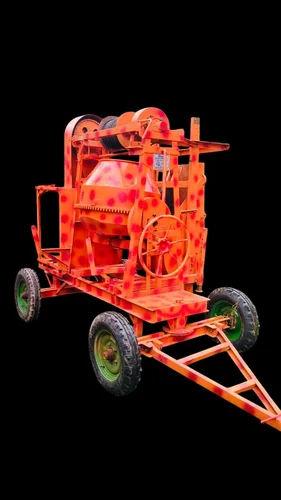 Concrete Mixer Machine 1 Bag Diesel – Tilting Drum, 4 Wheel Heavy Duty Patel Mixer 1
