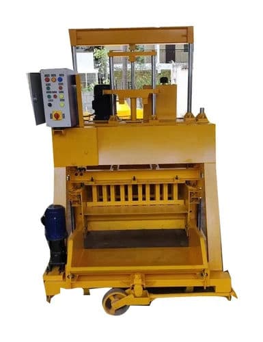 Semi-Automatic Concrete Block Making Machine 1200 Blocks/Hour – 5 HP Vacuum Extruder