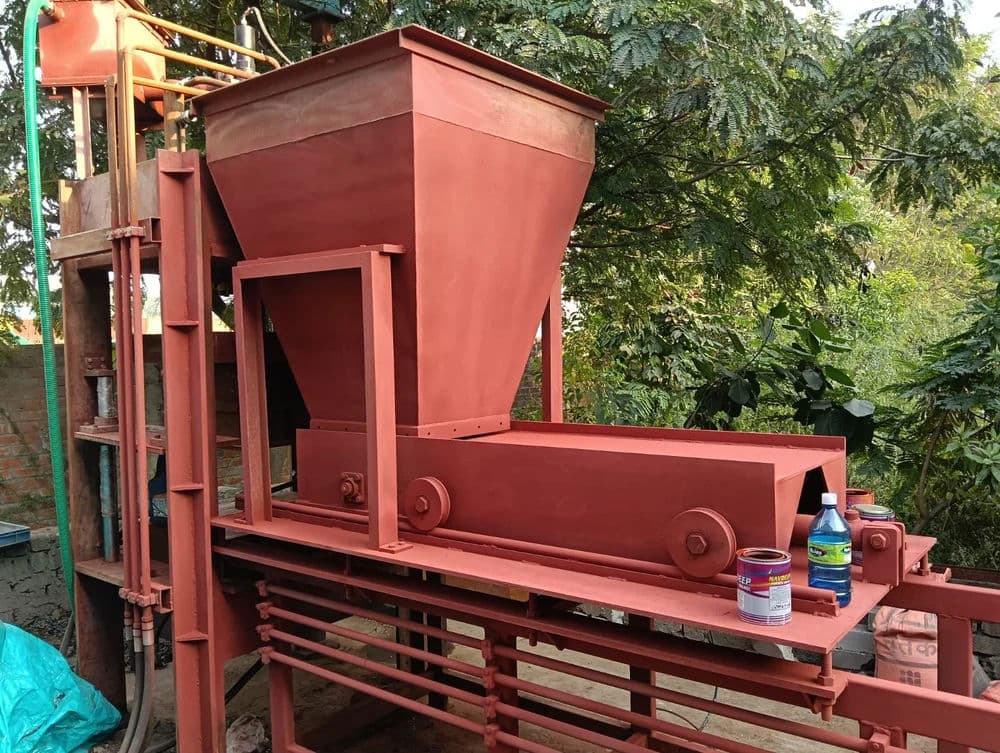 Semi Automatic Fly Ash Brick Making Machine | 1500 Bricks per Hour