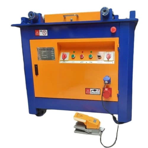 GW 50-J Bar Bending Machine | 42 mm Semi-Automatic Rebar Bender 5