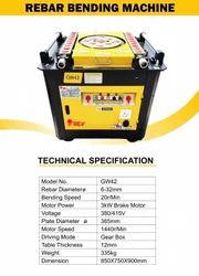 Semi-Automatic Bar Bending Machine 32mm Capacity | 5HP Electric Rebar Bender