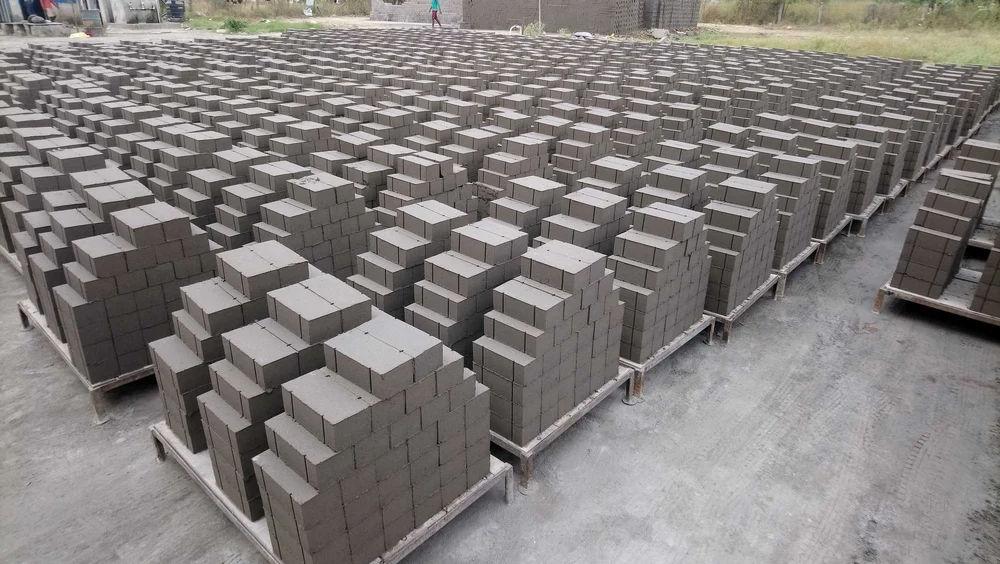Fly Ash Bricks 1x1 Feet (300x300 mm) Sandstone Balcony Wall Tiles Made in India 2