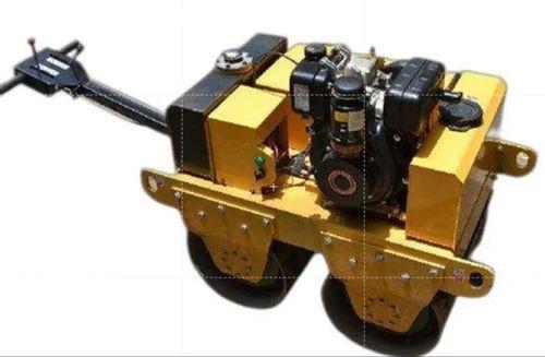 RL-600D Vibrator Double Drum Roller Machine | 2.5 Ton Walk Behind Compactor