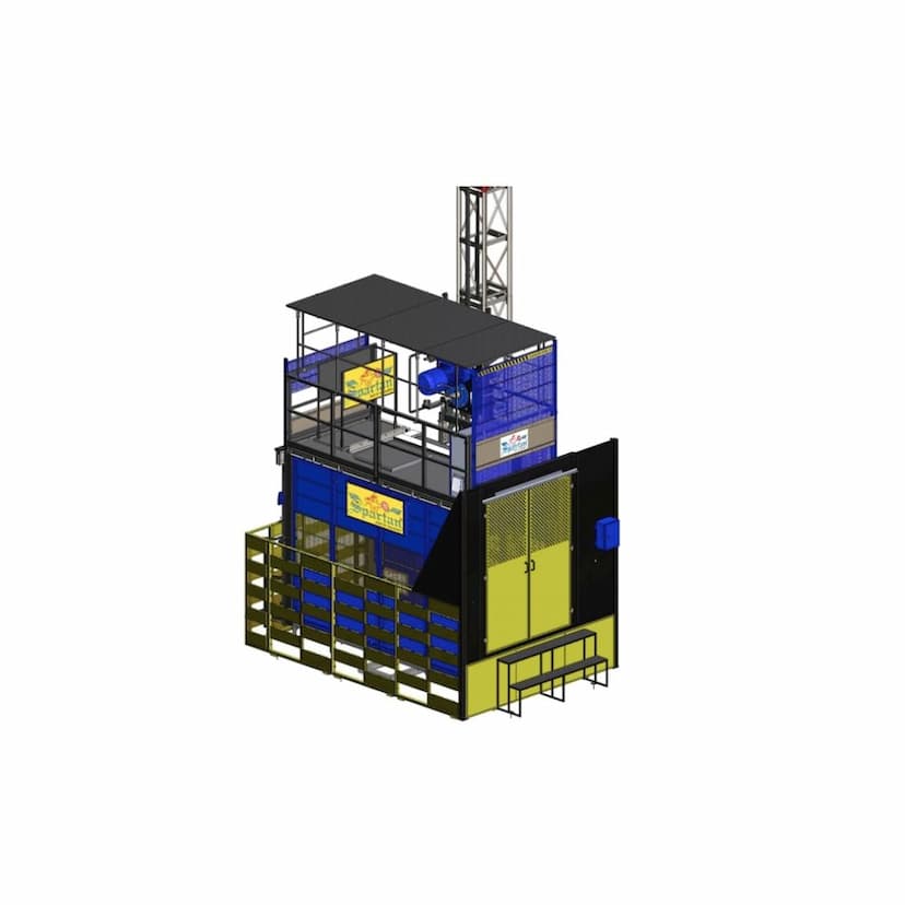 Spartan SPM 200TL Single Cage Passenger & Material Hoist