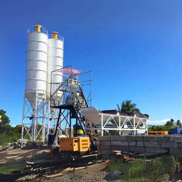 Wet Mix Concrete Batching Plant